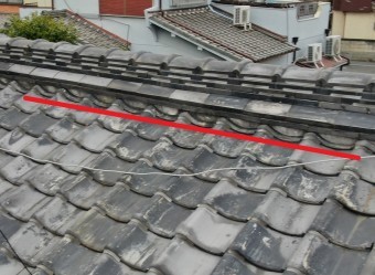経年劣化した漆喰
