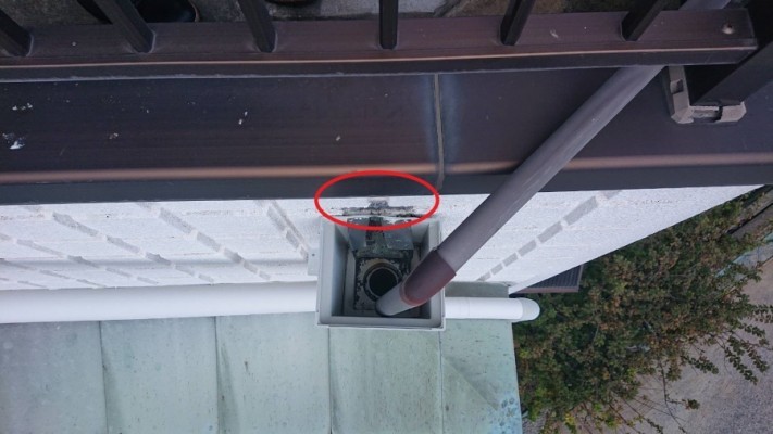 お客様が気になる集水器の隙間