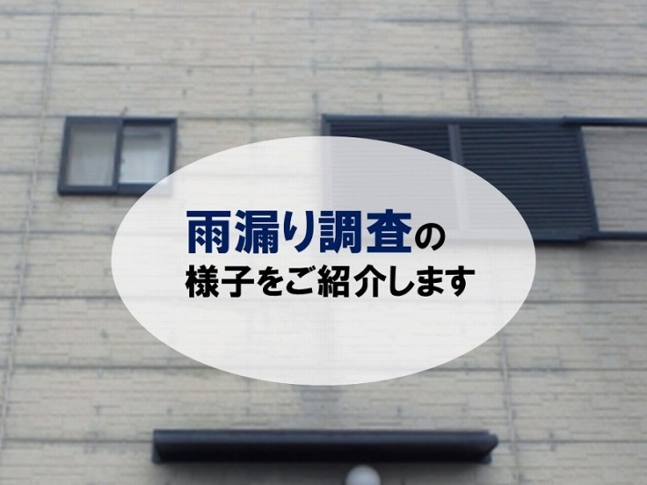 雨漏り調査のご紹介