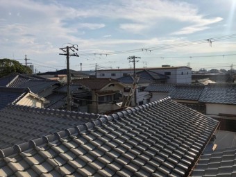 屋根工事完工