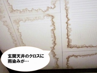 【雨漏り調査内容】室内の雨漏りの様子