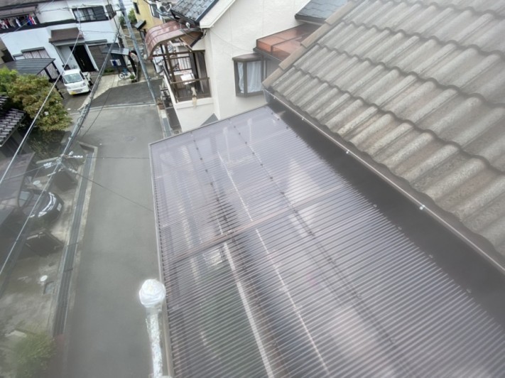 上から見た波板