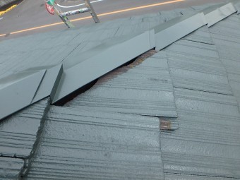 台風後点検