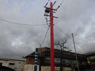 鉄柱塗装