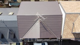 カバー工事完成写真