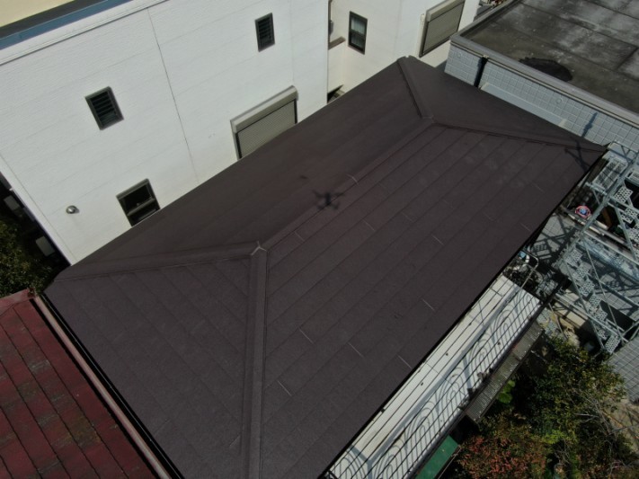 金属屋根のスーパーガルテクト