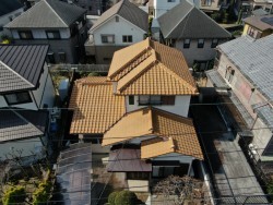 屋根工事の施工前