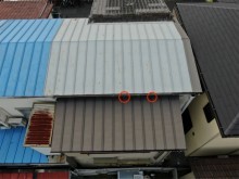 雨漏り箇所ドローンから