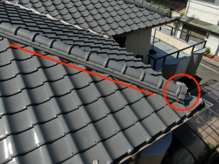 屋根の補修