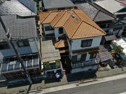 洋瓦を金属屋根へ