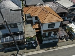 洋瓦を金属屋根へ