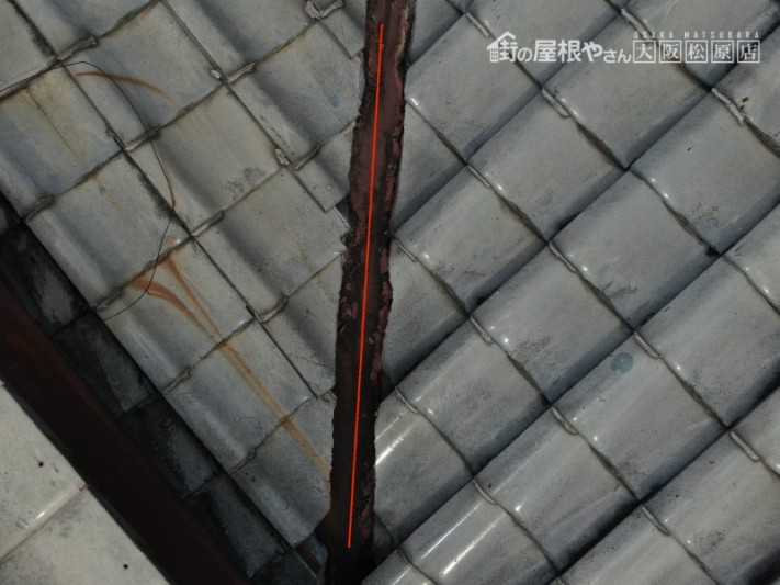 谷板金の劣化