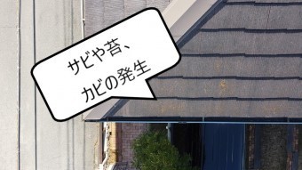 スレート屋根 サビ・苔・カビ