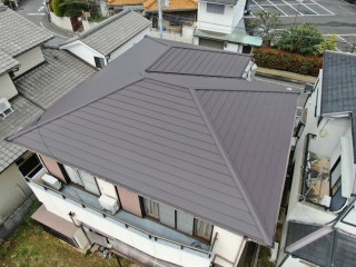 瓦屋根葺き替え後