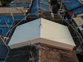 屋根の遮熱塗装
