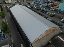 工場(倉庫)屋根カバー工法