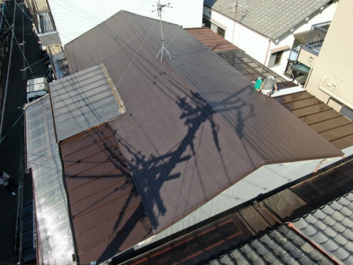 金属屋根のスーパーガルテクト