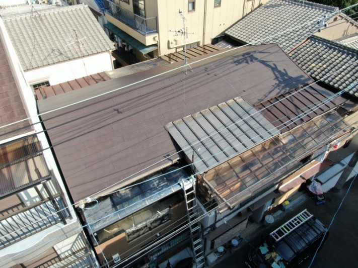 ガルテクトの葺き替え