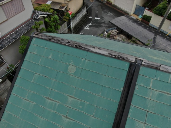 カラーベストの飛散