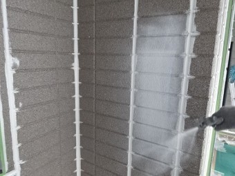 へーベルハウス 吹付多彩模様