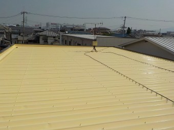 屋根塗装完了