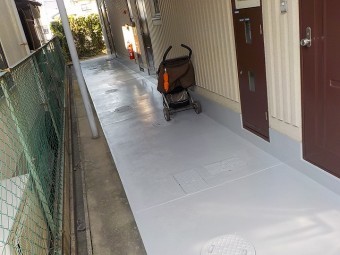 土間塗装完了