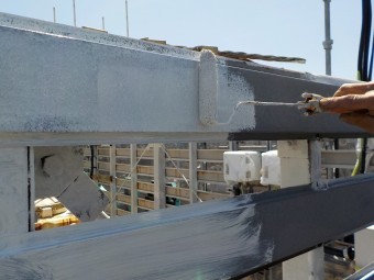 駅前ビル 塗装工事