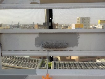 駅前ビル 塗装工事