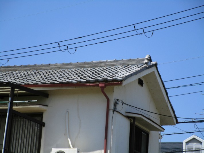 瓦補修工事の完成