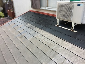 屋根下塗り