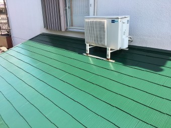 屋根塗装完了