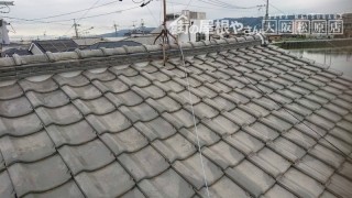 棟瓦の取り直し