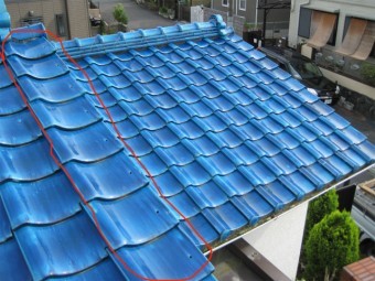 陶器瓦のケラバ