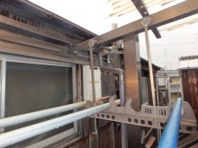 テラス屋根破損