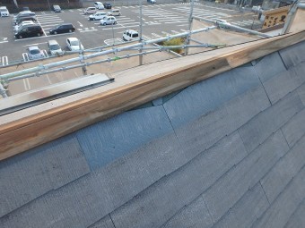 棟板金取り外し