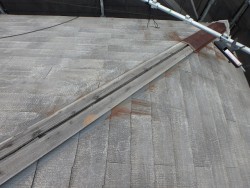 棟板金施工前