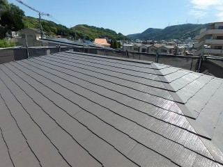 屋根塗装完了