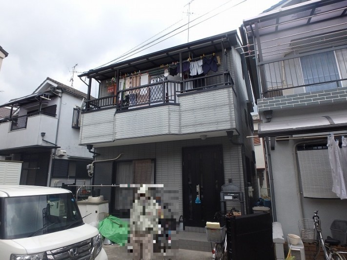 台風被害のあったお家