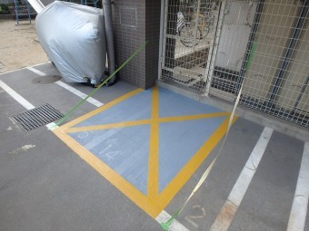 駐輪禁止 表示ペイント