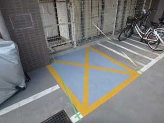 駐輪禁止 表示ペイント