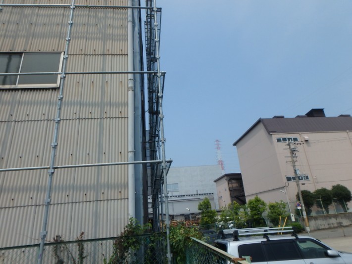工場の足場工事