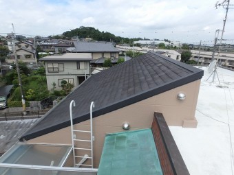 スレート屋根の劣化状態