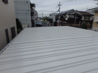 屋根塗装完了