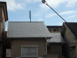 屋根塗装完成(全体)