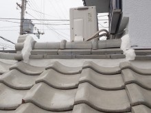 漆喰詰め直し