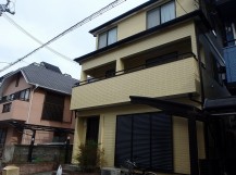 正面の塗装後