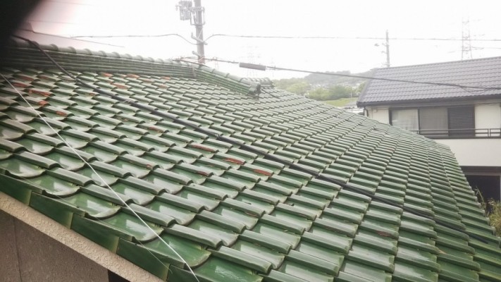 釉薬瓦現地調査