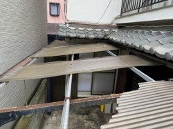 塩ビ波板劣化