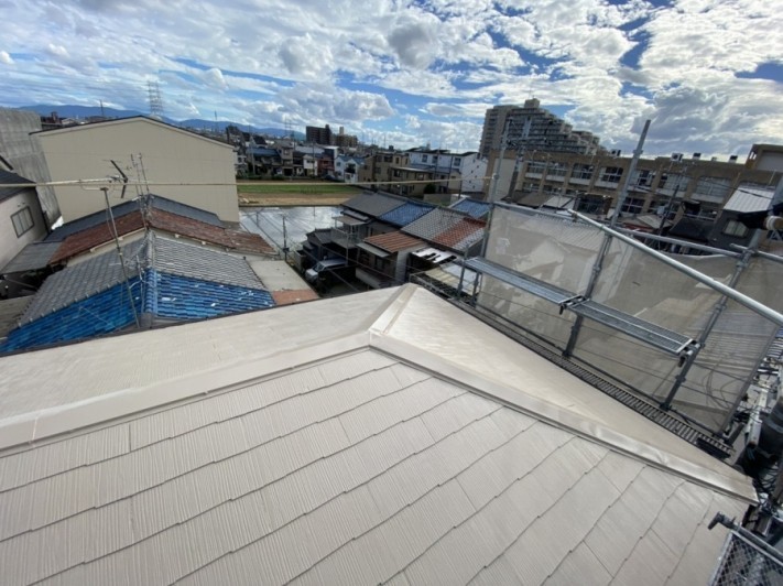 屋根塗装完成