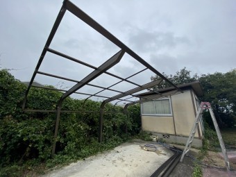 カーポート取り外し